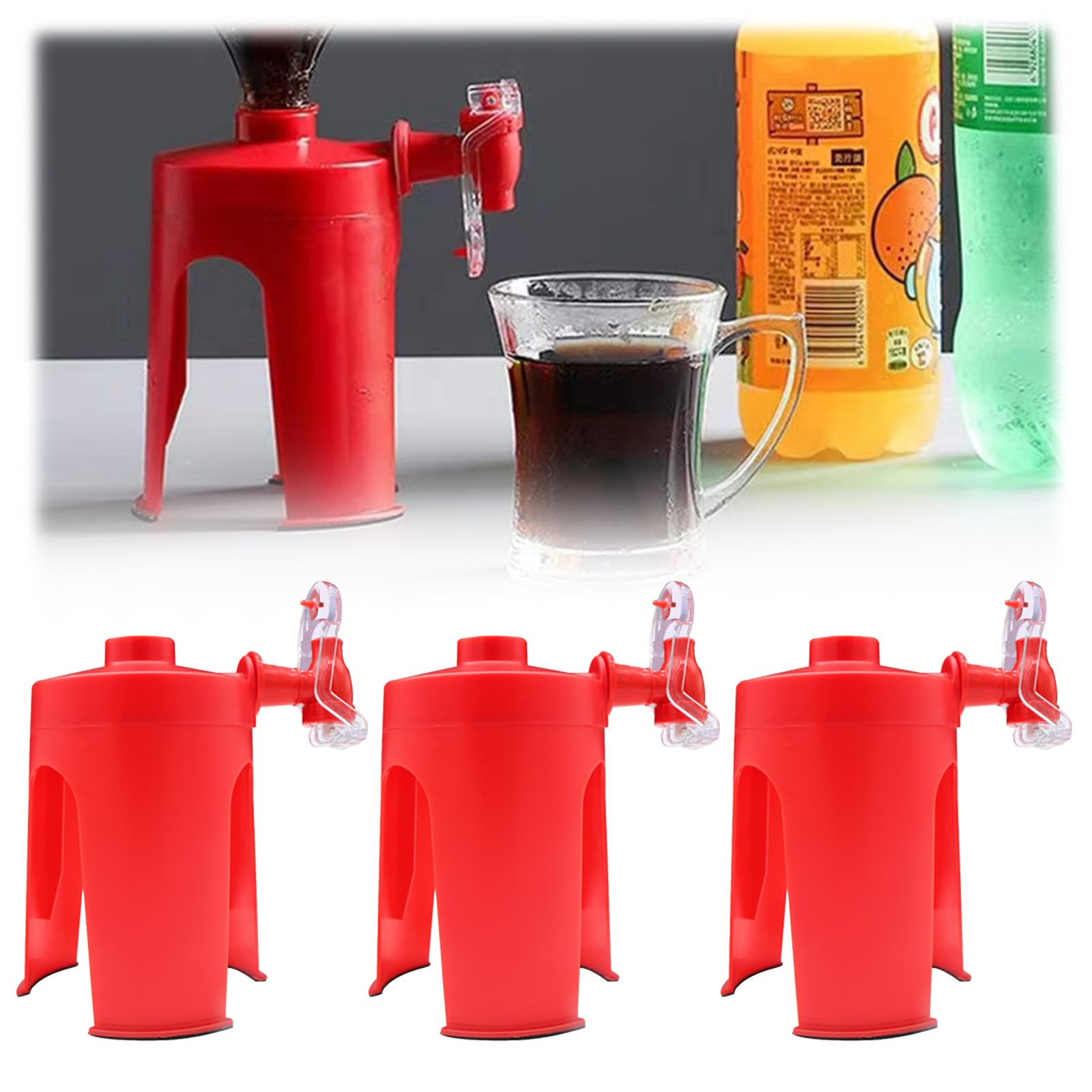 Amazon.co.jp: 手圧炭酸ディスペンサー、ソーダディスペンサー、タッチ